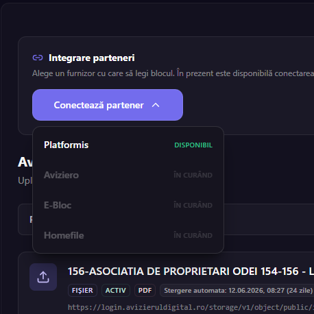 Integrari API automate